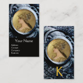 ATHENA UND BEKÄMPFUNG VON GRIFFINEN MONOGRAMM, Rot Visitenkarte (Vorne/Hinten)