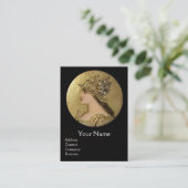 ATHENA UND BEKÄMPFUNG VON GRIFFINEN MONOGRAMM, Rot Visitenkarte (Stehend Vorderseite)