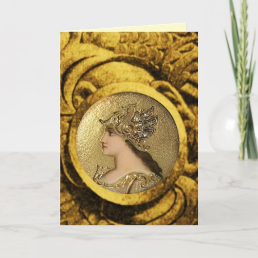 ATHENA UND KAMPF GRIFFINEN KARTE (Vorderseite)