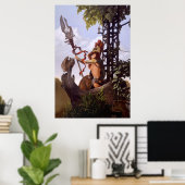 Athena von J. Matthew Root Poster (Heimbüro)