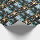 Athene-Fee Geschenkpapier (Ecke)