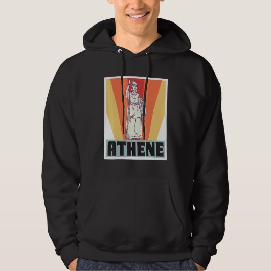 Athene Greece God Greek Mythology Ancient Greece Hoodie (Vorderseite)