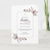 Athene-Kirche-Taufe-Programm Programm (Vorderseite)