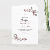 Athene-Kirche-Taufe-Programm