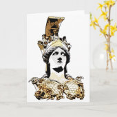 ATHENE PALLAS KARTE (Gelbe Blume)