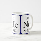 Athene Periodenname Tasse (VorderseiteRechts)