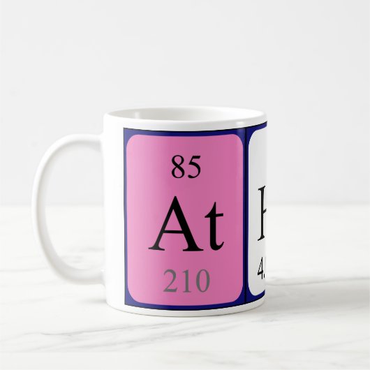 Athene Periodenname Tasse (Links)