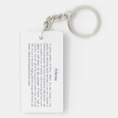 Athene-Schlüsselanhänger Schlüsselanhänger (Rückseite)