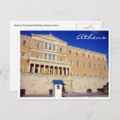 Athener Parlament Postkarte (Vorne/Hinten)