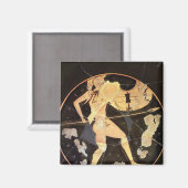 Athener Rot-Figur-Kylix Magnet (Vorderseite/Rückseite)