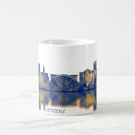 Athener Skyline Kaffeetasse (Mittel)