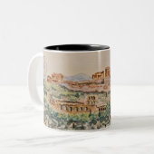 Athenian Acropolis Mug Zweifarbige Tasse (Vorderseite Links)