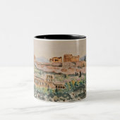 Athenian Acropolis Mug Zweifarbige Tasse (Mittel)