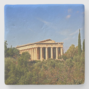 Athenian Agora in Athen, Griechenland Square Unter Steinuntersetzer