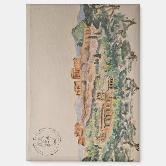 Athenische Akropolis Magnet