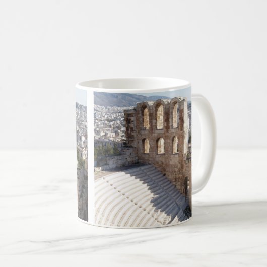 Athens Acropolis Coffee Tasse (VorderseiteRechts)