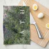 Athens Acropolis View Teetuch Geschirrtuch (Viertel Falte)