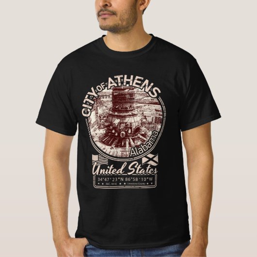 ATHENS ALABAMA - POWER PFLANZE T-Shirt (Vorderseite)