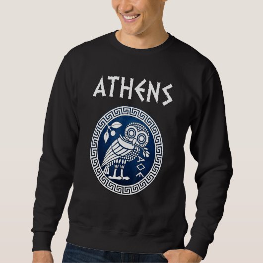 Athens Ancient Athenian Symbol Of Athena Sweatshirt (Vorderseite)
