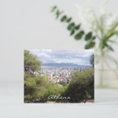 Athens-Blick Postkarte (Stehend Vorderseite)