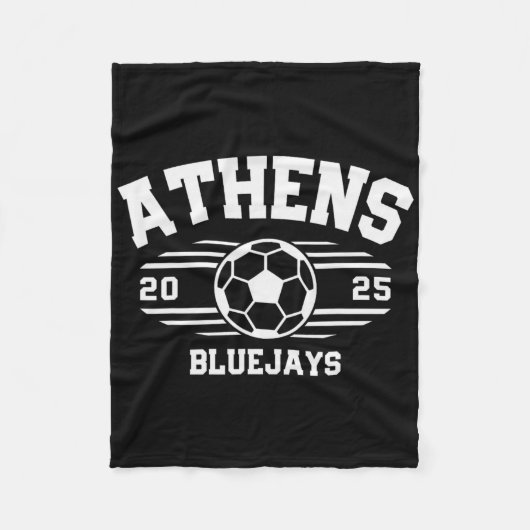 Athens Bluejays Soccer Byll 2025 Hs Fleecedecke (Vorderseite)