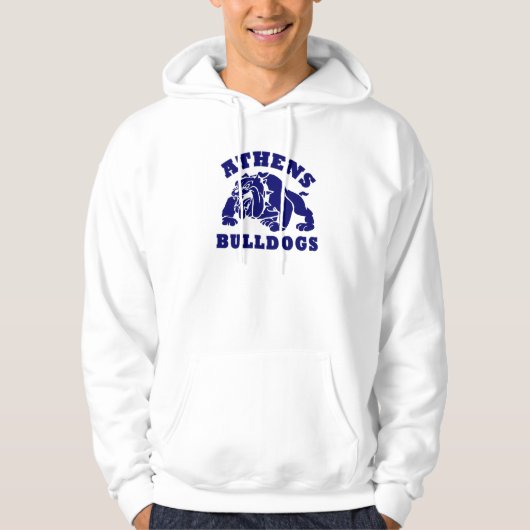 Athens Bulldog-Sweatshirt Hoodie (Vorderseite)