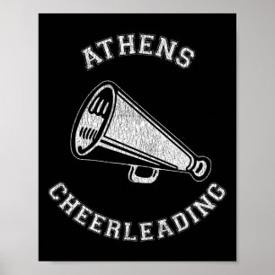 Athens Cheer abgenutzt Retro 90er Cheerleader Poster