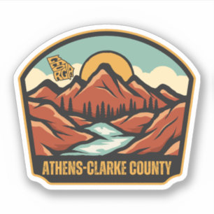Athens-Clarke County, Georgia Aufkleber