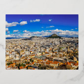 ATHENS FOLIEN FEIERTAGSPOSTKARTE (Vorderseite)