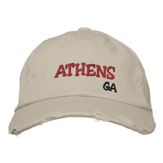 Athens Georgia Cap Bestickte Kappe (Vorderseite)