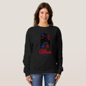 Athens Georgia Retro-Messy-Bun Sweatshirt (Vorne ganz)