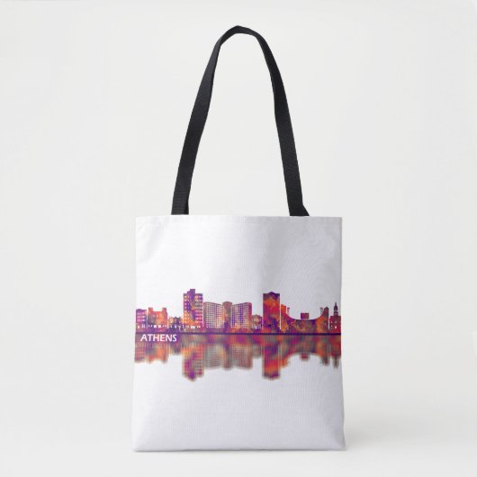 Athens Georgia Skyline Tasche (Vorderseite)