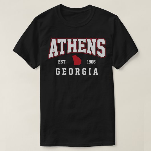 Athens Georgia TShirt 2 (Design vorne)