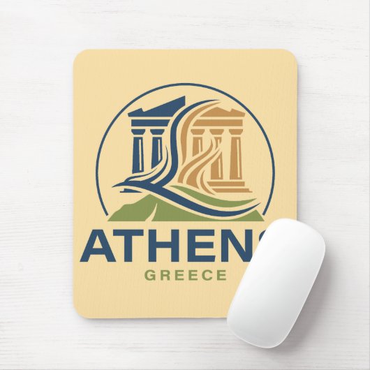 Athens Greece Acropolis Parthenon Mousepad (Mit Mouse)