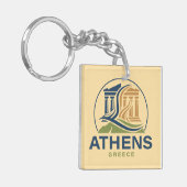 Athens Greece Acropolis Parthenon Schlüsselanhänger (Vorderseite links)