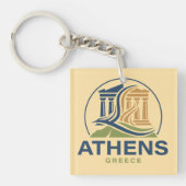 Athens Greece Acropolis Parthenon Schlüsselanhänger (Vorderseite)