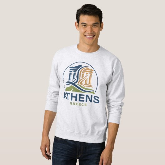 Athens Greece Acropolis Parthenon Sweatshirt (Vorne ganz)