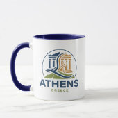 Athens Greece Acropolis Parthenon Tasse (Links)