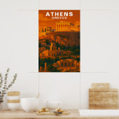 Athens, Greece Ancient Classic Ruins Poster (Küche)