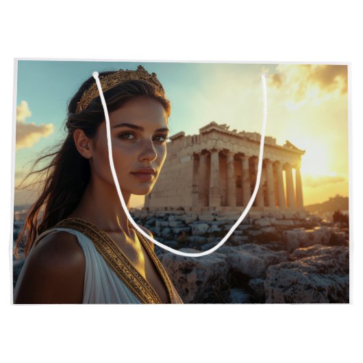 ATHENS - GREECE GROßE GESCHENKTÜTE (Rückseite)