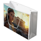 ATHENS - GREECE GROßE GESCHENKTÜTE (Vorderseite Schrägansicht)