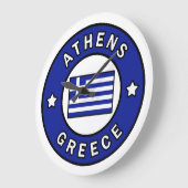 Athens Greece Große Wanduhr (Winkel)