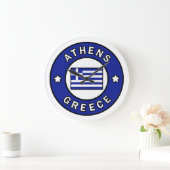 Athens Greece Große Wanduhr (Zuhause)