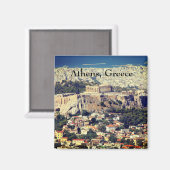 Athens Greece Magnet (Vorderseite/Rückseite)