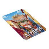 Athens Greece Plaka Travel Magnet (Rechte Seite)