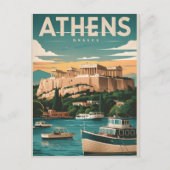 Athens Greece Postkarte (Vorderseite)