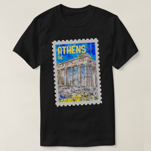 Athens Griechenland Besuch griechischen Lover Part T-Shirt (Design vorne)