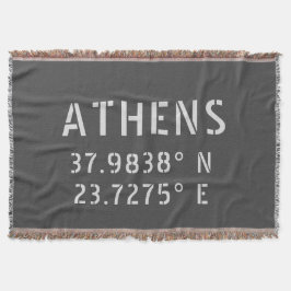 Athens Griechenland Breitengrad Decke