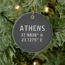 Athens Griechenland Breitengrad