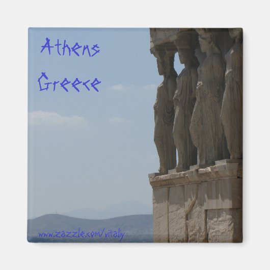 Athens Griechenland Magnetdesign Magnet (Vorne)